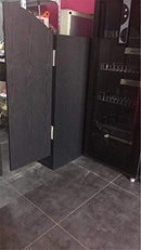 Matte Black Wallpaper Grain Wood Textured Wallpaper Vinyl Wrap Self-Adhesive
