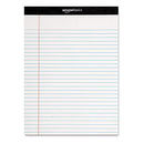50-Sheet Legal Note Pad, Wide Ruled, 8.5 x 11.75 Inches, White - Pack of 12