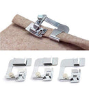 3 Sizes Rolled Hem Pressure Foot Sewing Machine Presser Foot Hemmer Foot Set