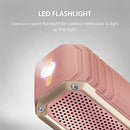 Bluetooth Speakers with Lights, Loud Dual Driver Wireless Portable Speaker