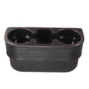 Coin Side Pocket Console Side Pocket Leather Cover Car Cup Holder