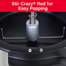 Stir Crazy Movie Theater Popcorn Popper, Popcorn Maker Machine with Nonstick