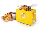Grilled Cheese Toaster with Easy-Clean Toaster Baskets and Adjustable Toasting Dial