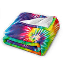 Tie Dye Blanket Throw Smooth Soft Blanket Adult Women Boy Girl Kids Toddler