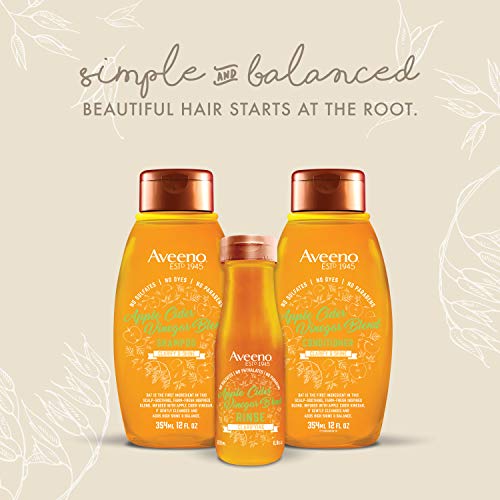 Aveeno Apple Cider Vinegar Sulfate-Free Shampoo for Balance & High Shine