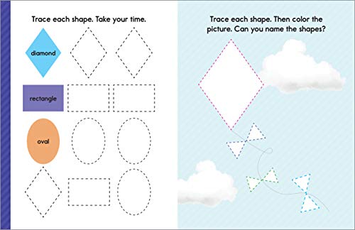 Workbook: Practice for Kids with Pen Control, Line Tracing, Letters, and More!