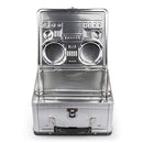 Retro Boombox Radio Lunchbox Tin Tote -1980s Inspired Merchandise Container