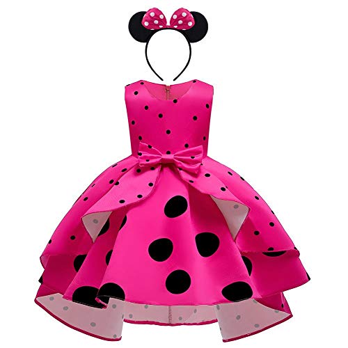 Girls Polka Dot Halloween Christmas Princess Party Cosplay Pageant Fancy Costume