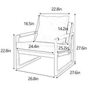 Modern Accent Armchair for Living Room, Home Leisure Lounges
