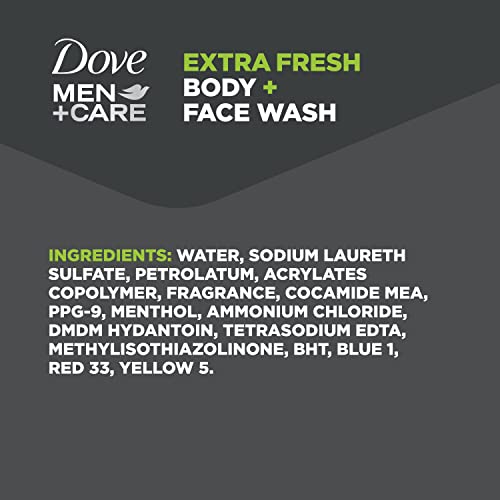 Body Wash for Men's Skin Care Extra Fresh Effectively Washes Away Bacteria