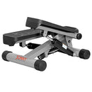 Sunny Health & Fitness Mini Stepper with Resistance Bands, Black