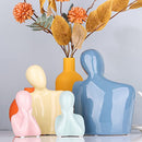 Family of 4 Figurines- Modern Abstract Figure Home Art Decon Sculpture Decor