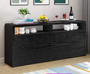 Matte Black Wallpaper Grain Wood Textured Wallpaper Vinyl Wrap Self-Adhesive