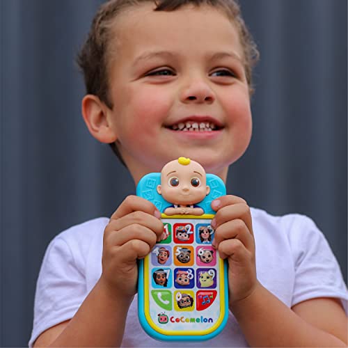 CoComelon JJ’s First Learning Toy Phone for Kids with Lights, Sounds, Music