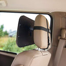 Enovoe Baby Car Mirror with Cleaning Cloth - Wide, Convex Back Seat Baby Mirror