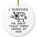 2020 Toilet Paper Crisis Novelty Christmas Ornaments Gift |Christma Present Gifts