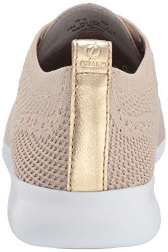 Cole Haan Women's 2.Zerogrand Stitchlite Oxford, rye Knit/Optic White, 7.5