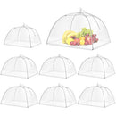 8 Pack Food Cover Net for Outdoors,Parties Picnics Reusable 17 Inches