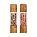 Premium Acrylic Salt and Pepper Grinder Set, Manual Salt and Pepper Mills