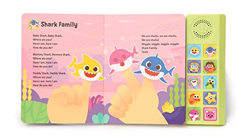 Baby Shark Sing-Alongs 10 Button Sound Book | Baby Shark Toys