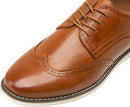 Men's Dress Shoes Brown Casual Dress Shoes for Men Oxford Shoes Business