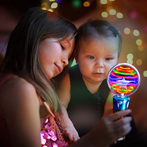 Light Up Magic Ball Toy Wand for Kids - Flashing LED Wand