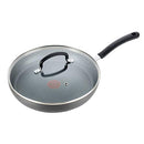 Dishwasher Safe Cookware Fry Pan with Lid Hard Anodized Titanium Nonstick, 12-Inch