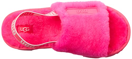 Disco Slide Slipper, Taffy Pink, 6 Big Kid