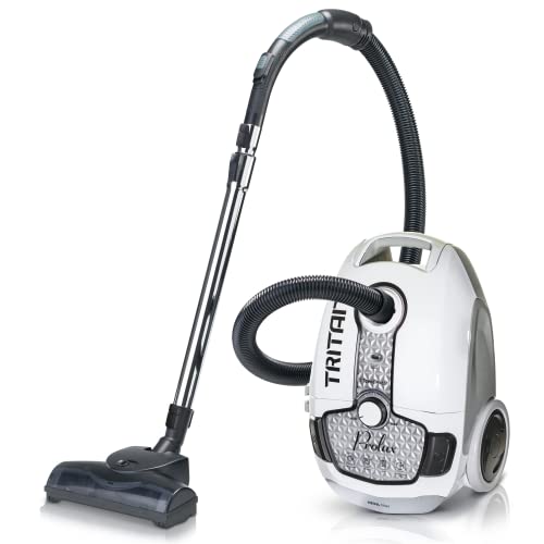 Tritan Bagged Canister Vacuum Cleaner with HEPA Filtration and Complete Home Care