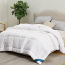 Comforter Full Size Duvet Insert - Down Alternative White Full Size Comforter, Quilted All