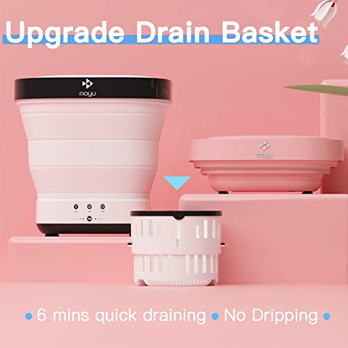 Foldable Mini Small Portable Washer Washing Machine with Drain Basket