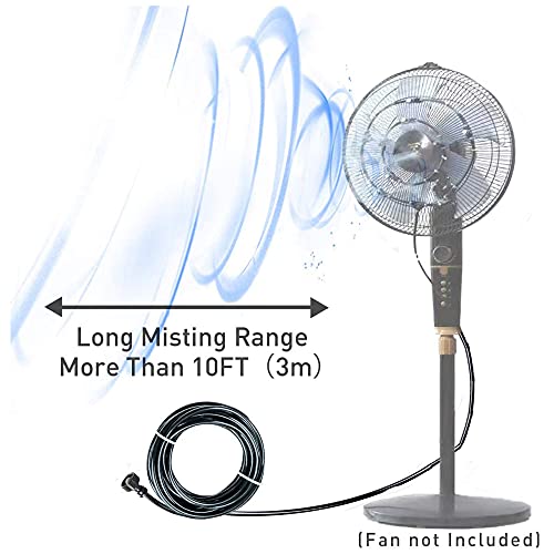 Misting Fans for Outside Patio, 35FT Misting Hose, Mister Fan Outdoor for Cooling,