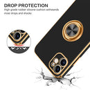 iPhone 11 Case with 360° Ring Holder, Shockproof Slim Kickstand Magnetic Support Car