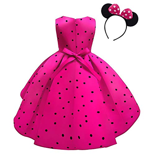 Girls Polka Dot Halloween Christmas Princess Party Cosplay Pageant Fancy Costume