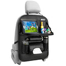 Car Back Seat Organizer PU Leather with Foldable Table Tray Car Organizer