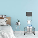 Toilet Paper Holder Stand with Shelf, Free Standing Toilet Paper Holder with Dispenser