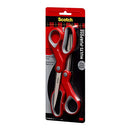 Scotch Multi-Purpose Scissor, 8 Inch, 2 Pack (1428-2), Red/Gray
