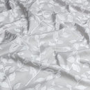 Printed Queen Bed Sheet Set 4-Piece - Ultra Soft Floral Leaves Print Queen