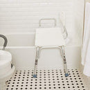Carex Tub Transfer Bench -Shower Chair Transfer Bench with Height Adjustable Legs