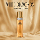 Body Powder for Women by Elizabeth Taylor, Fragrance with Body Puff, White Diamonds