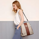 Lightweight Women's Backpack Multi Zipper Pocket Signature Shoulder Bag