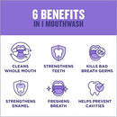 Listerine Total Care Anticavity Fluoride Mouthwash, Mint, 1 L