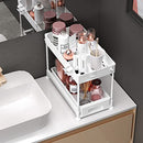 Under Sink Organizer, Sliding Cabinet Basket Organizer 2 Tier Under Bathroom Storage