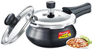 Deluxe Duo Plus Pressure Cooker, 2 Litre, Black