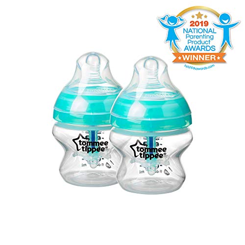 Advanced Anti-Colic Newborn Baby Bottle Feeding Gift Set, Heat Sensing Technology,