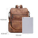 Backpack Purse for Women Fashion Leather Designer Travel Large Ladies Shoulder Bags