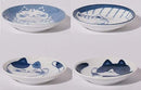 Japanese Small Plate Set Ceramic Cute Cats Design 3.94 x 0.8 Inches Set of 4
