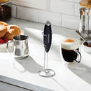 Powerful Handheld Milk Frother, Mini Milk Foamer, Battery Operated Stainless Steel Drink