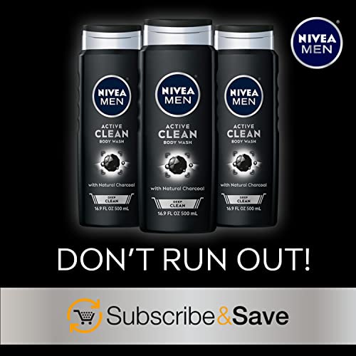 NIVEA MEN DEEP Active Clean Charcoal Body Wash