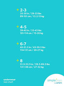 Girls' Underwear, Pack of 8, Pink/Mint Green, Floral, 6-7